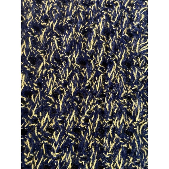 Vintage 60s 70s Helen Sue Crochet Knit Sweater Vest Open Grannycore Boho Hippie - Picture 11 of 12